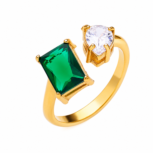 Émera | Bague en acier inoxydable