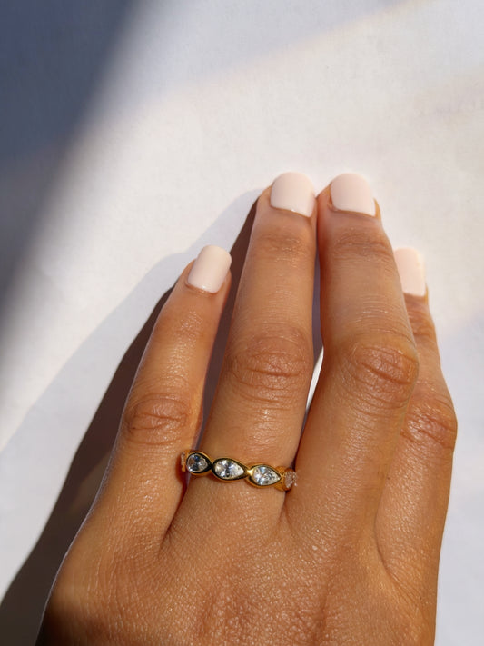 Iris | Bague en acier inoxydable