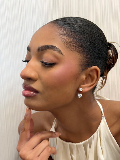 Boucles d'oreilles Aria – portées vue de profil
