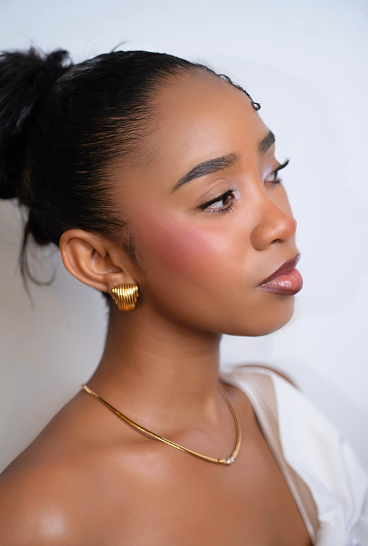 Boucles d'oreilles Nova – vue produit fond blanc